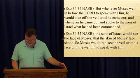 Exodus 34 – a reinstatement of the covenant broken by Israel. 2017