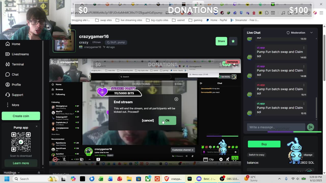 come watch me do stuff