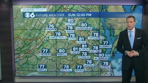 Richmond news and weather update for Sunday, Aug. 10, 2025
