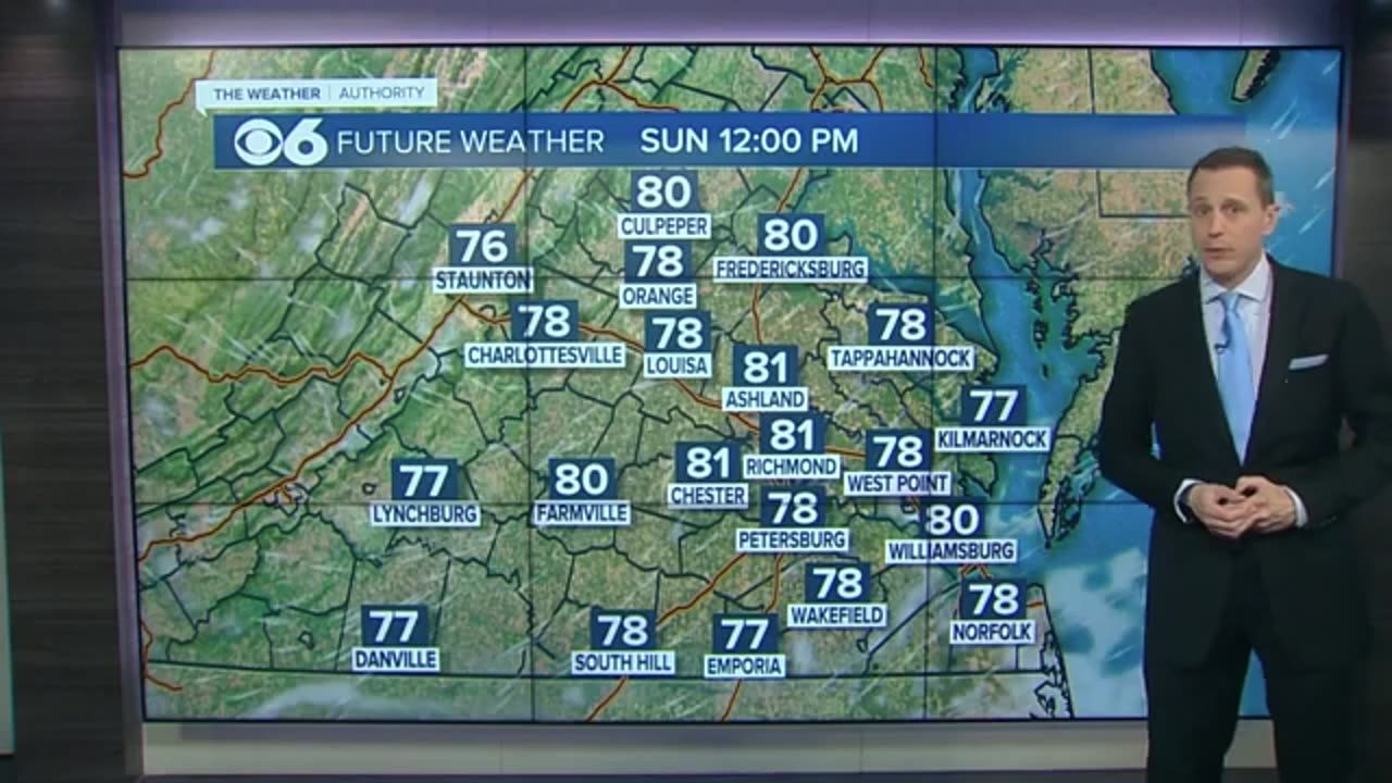Richmond news and weather update for Sunday, Aug. 10, 2025