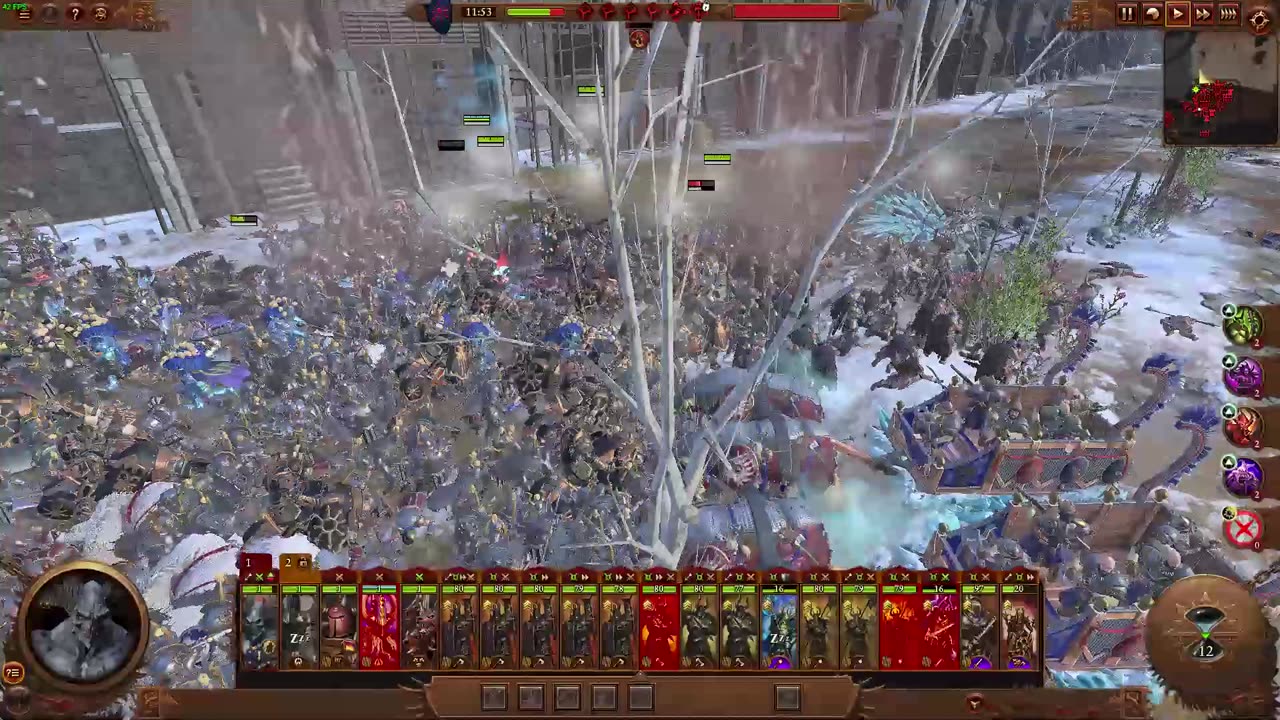 Total War WARHAMMER 3 WARRIORS OF CHAOS EPIC SIEGE BATTLE WOW
