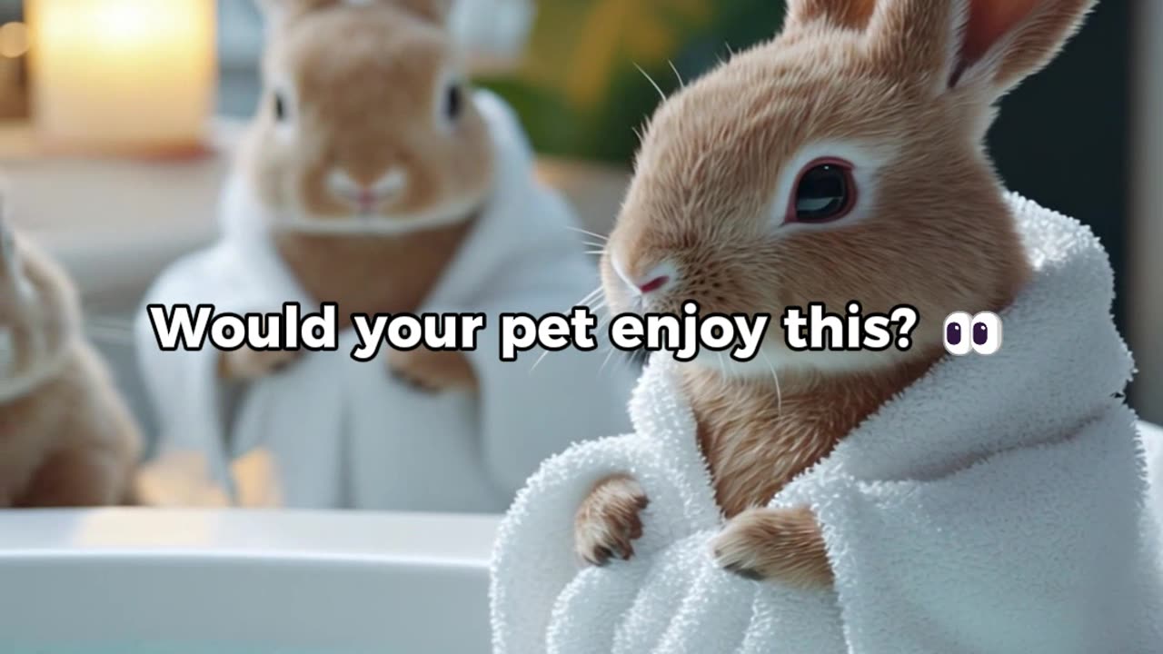 Luxury Bunny Spa - These Rabbits Live Better Than You! 😌✨