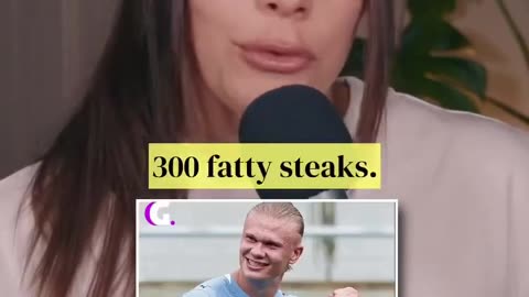 Erling Haaland consumes huge quantities of Red Meat & Raw Milk.