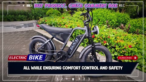 GUNAI-Y Electric Bike 1000W Motor 48V 18AH Removable Battery 20*4 Inch Fat Tires Electric Bike