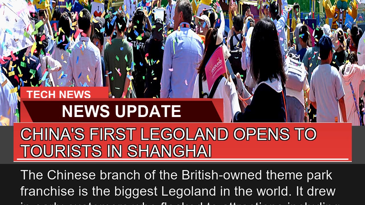Chinas First Legoland Opens to Tourists in Shangh