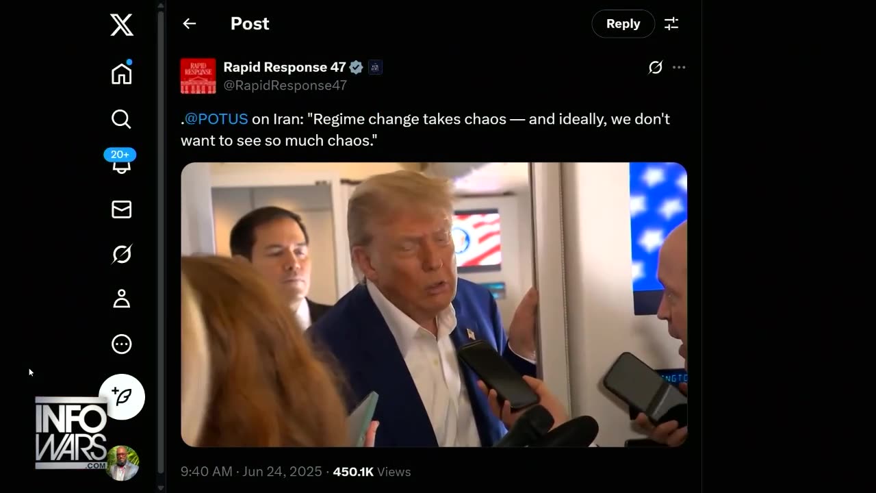 President Trump Is Trying To Keep Peace