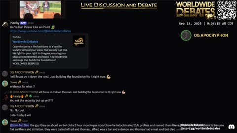 0065 WIDESTREAM - Worldwide Debates - YouTube/Twitch/Rumble