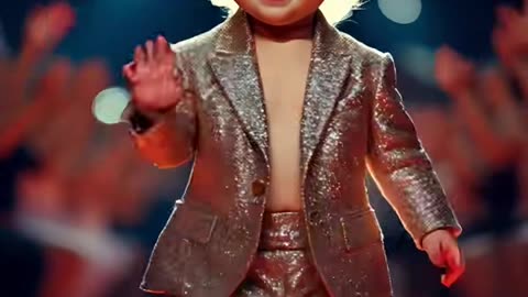 Cute baby fashion show