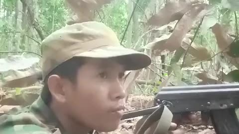 🪖🔥 Border Clash | Cambodian Soldier in Foxhole Amid Thailand Fighting | RCF