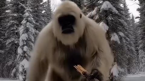 "Tinku Yeti 🚿 Ice Cold Shower Challenge! ❄️ | Bandar Ki Thand Se Takkar 😂"