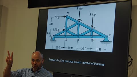 Statics: Advising and Method of joints 1