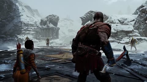 God of War PS4 - Ogre Boss Fight