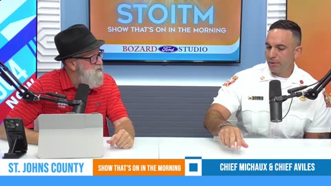 St. Augustine Police Chief Jennifer Michaux and Fire Chief Carlos Aviles joins us in studio!