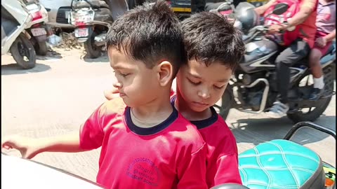 Twin Trouble! Atif & Mois on Scooter Adventures!"