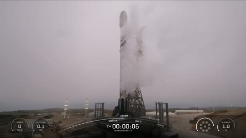 Watch Falcon 9 launch the Transporter-14 mission to orbit Liftoff!