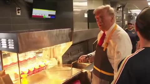 Trump Leads the Daily Life at Mcdonalds