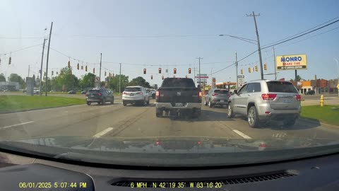 Roundtrip Drive From Levagood Neighborhood, Dearborn; To Punjab Indian Cuisine, Livonia, MI, 6/1/25