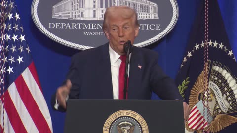 President Trump Delivers Remarks at the Department of Justice