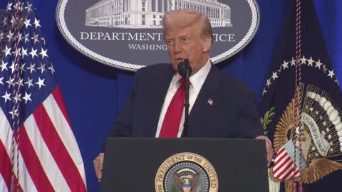 President Trump Delivers Remarks at the Department of Justice