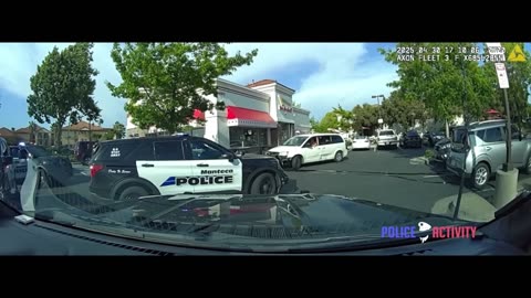 Manteca Police Officers Shoot Man After He Rams Patrol Cars at In-N-Out