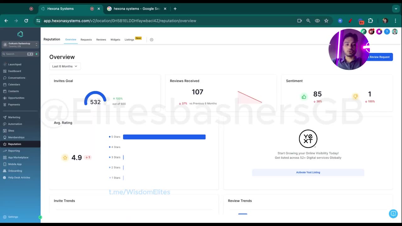 Reputation Builder Automation