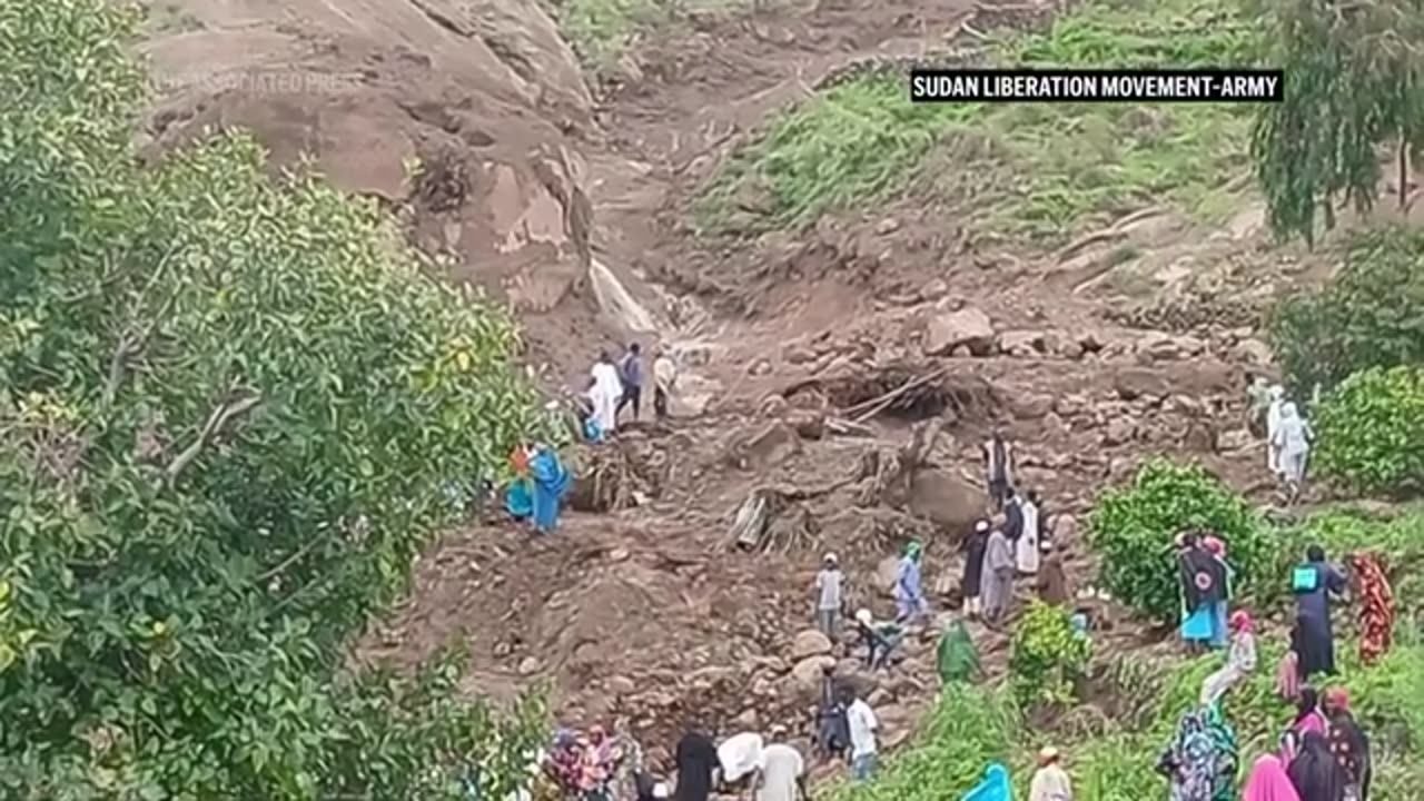Sudan landslide kills more than 1,000 people and wipes out entire village
