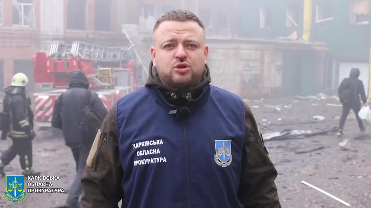 Consequences of the massive shelling of the city of Kharkiv