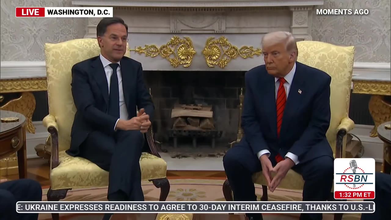 Part of Trump's Meeting With Secretary General of NATO