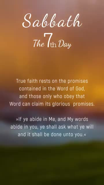 Remember the Sabbath