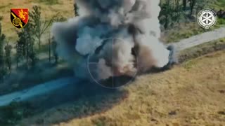 Drone Smashes into Russian RC Drone Loaded with Explosives