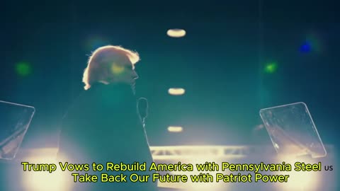 “Trump Vows to Rebuild America with Pennsylvania Steel 🇺🇸 | Take Back Our Future with Patriot Power!