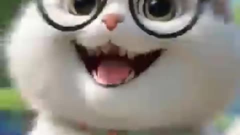 Hey Grandma, I learned how to drive! #funny #cat #animation