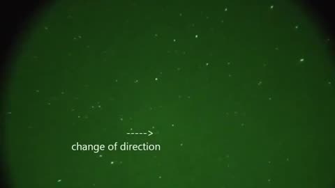 Night Vision UFO Sighting: The Aircraft That Stopped and Made a 90-Degree Turn