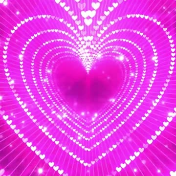 1138. shorts Neon Lights Love Heart Tunnel Background 🩷 Pink Heart Background