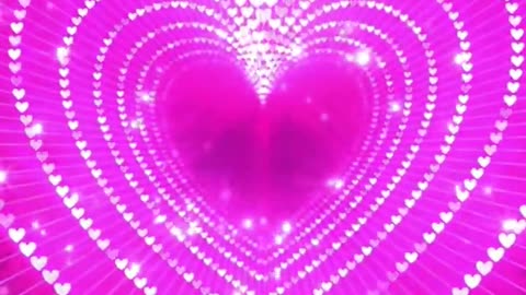 1138. shorts Neon Lights Love Heart Tunnel Background 🩷 Pink Heart Background