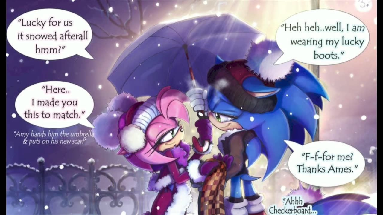 Sonamy fanfic : A walk white winter.