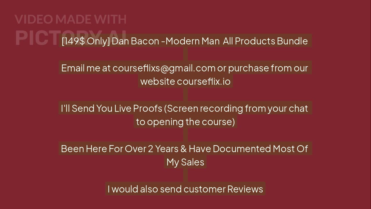 Download DAN BACON -THE MODERN MAN PRODUCTS