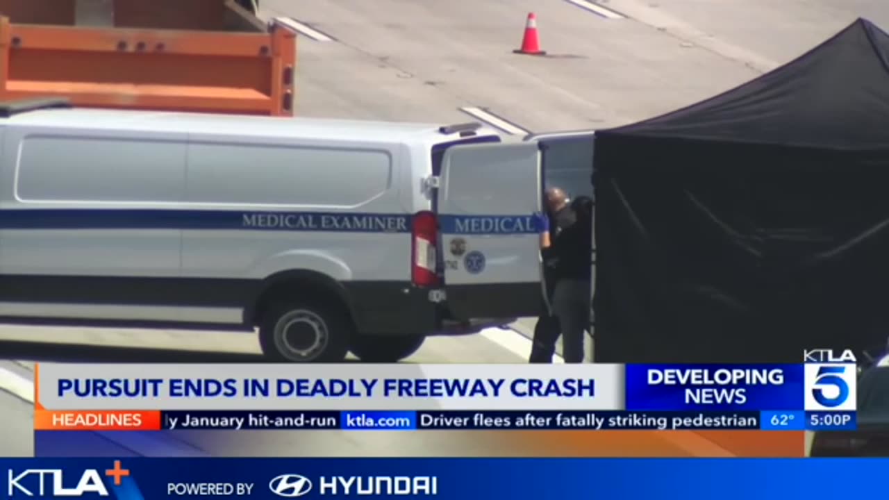 NEWS UPDATE : Driver Dies In The Fatal Police Pursuit on the 118 Freeway