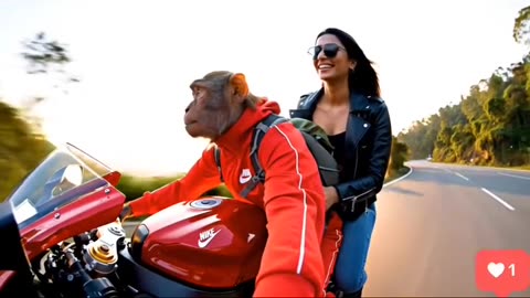 New vlog with madam ji! enjoy on bike ride #vlogger #monkeyvlogger #trend #vlog #vlogging