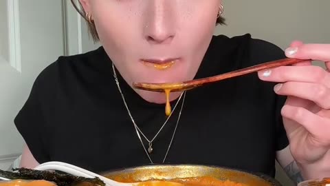 Sushi with Ramyeon Mukbang