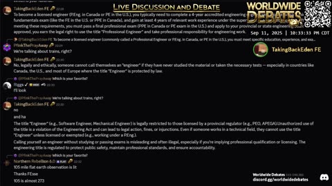 0062 - Worldwide Debates 911 - YouTube/Twitch/Rumble