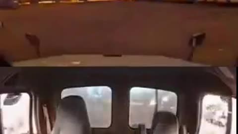 WATCH: Dashcam footage shows truck driver reacting to deadly UPS plane crash in Louisville, Kentucky