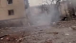 Ukrainian Soldier Working to Evacuate the Elderly Under Intense Bombardment from Russian Drones