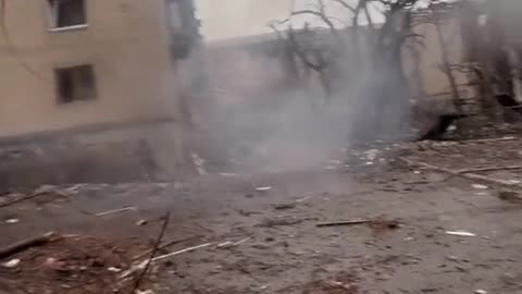 Ukrainian Soldier Working to Evacuate the Elderly Under Intense Bombardment from Russian Drones