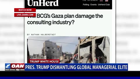 President Trump Dismantling Global Managerial Elite