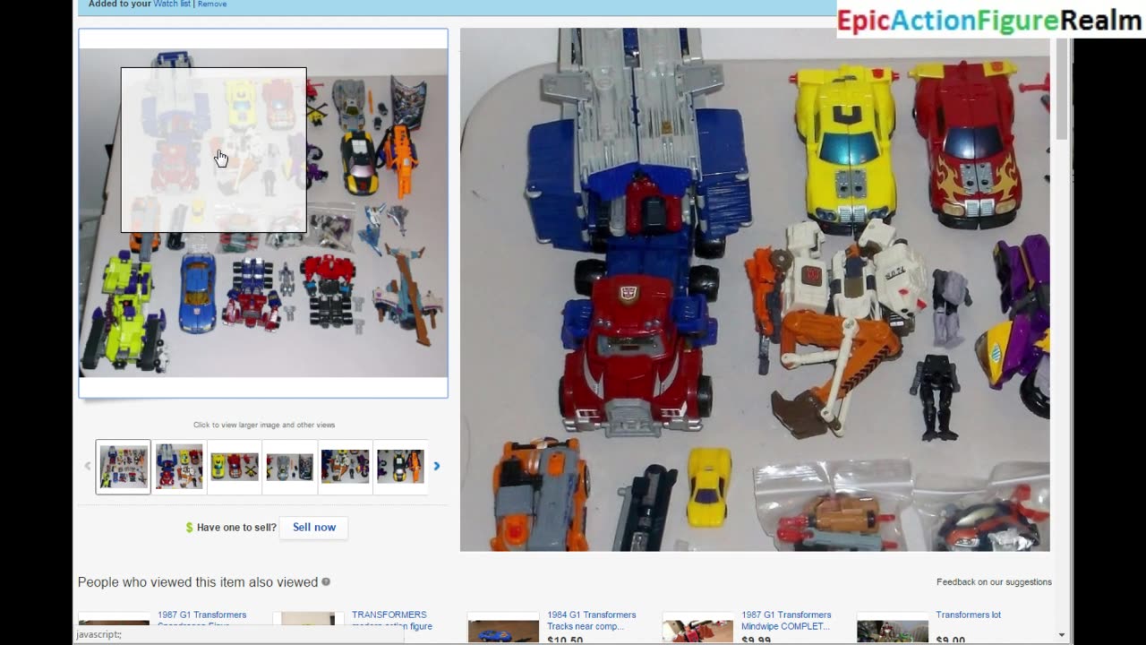 The 2016 eBay Listing Of The Transformers Armada Action Figure Lot Revealed