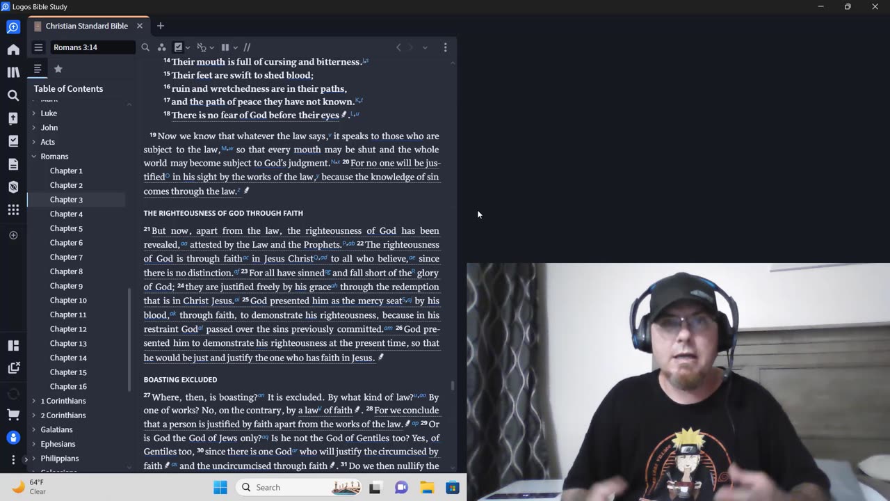 the world framed by law and order [The Bride of Christ]