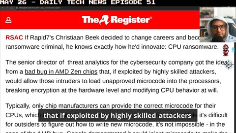 Apparently a simple microcode bypasses CPU security