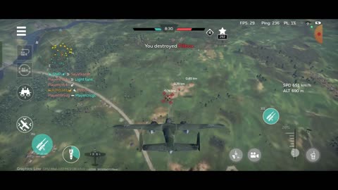 Bf109 3 kills - WT Tier 2 planes gameplay