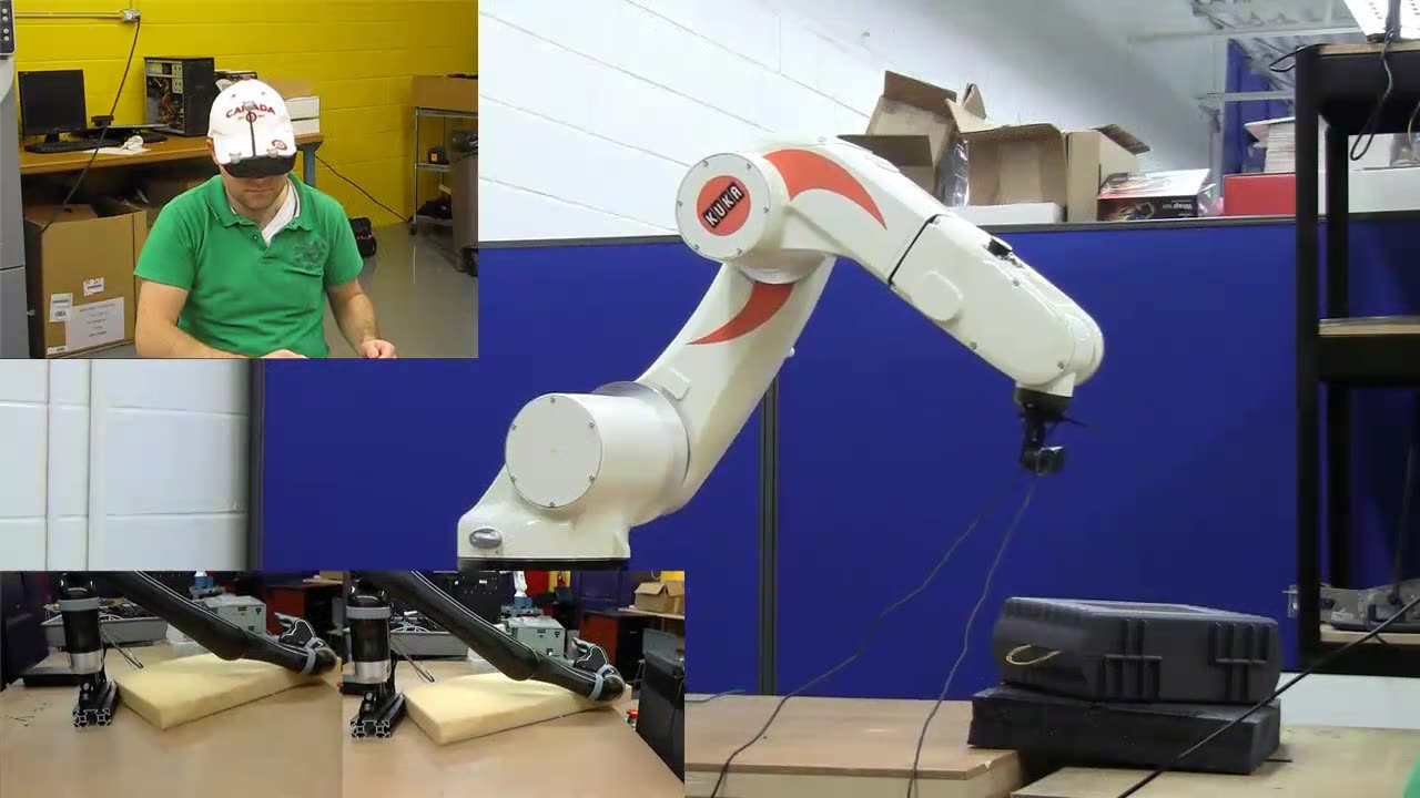 Quanser intermediate protoype of Immersive Telepresence.